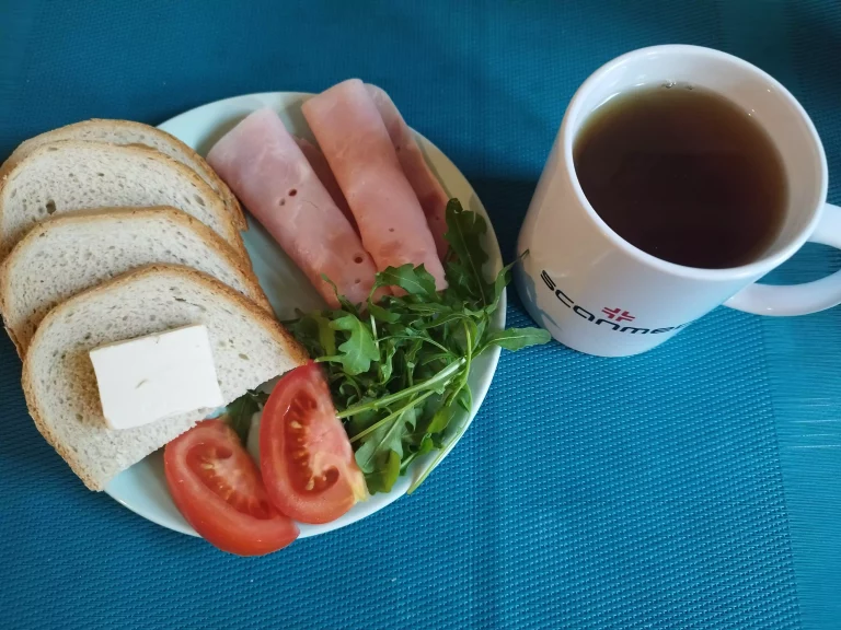 Śniadanie: dieta łatwostrawna

chleb pszenny 60g, masło 10g, wędlina 80g, rukola, pomidor bez skóry, herbata czarna
A 1,7
