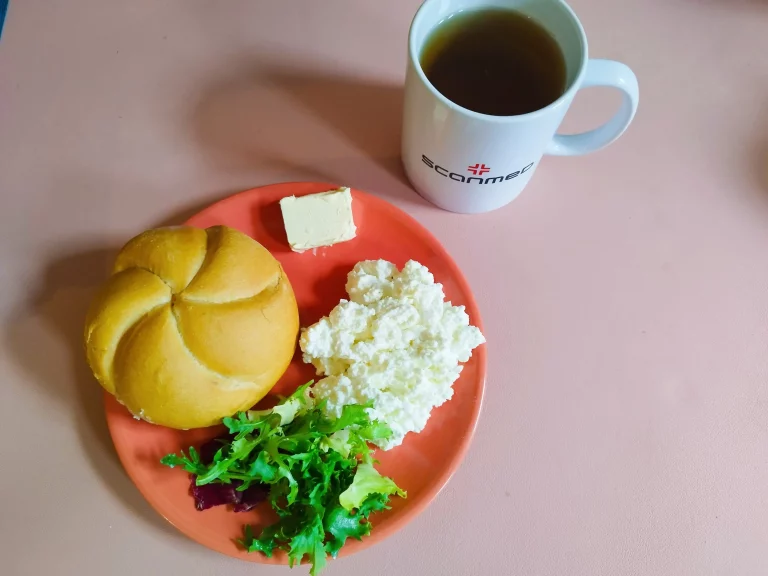 Śniadanie: dieta łatwostrawna

kajzerka 60g, margaryna miękka 10g, twarożek 120g, mix salat, herbata czarna
A 1,7

