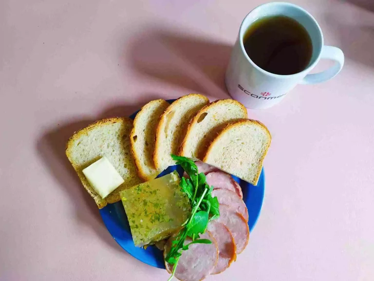 Śniadanie: dieta podstawowa

chleb pszenny 60g, chleb mieszany z płatkami owsianymi 20g, margaryna miękka 10g, galaretka drobiowa 100g, wędlina 60g, rukola, herbata czarna
A 1,7
